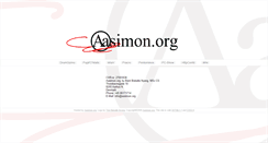 Desktop Screenshot of aasimon.org